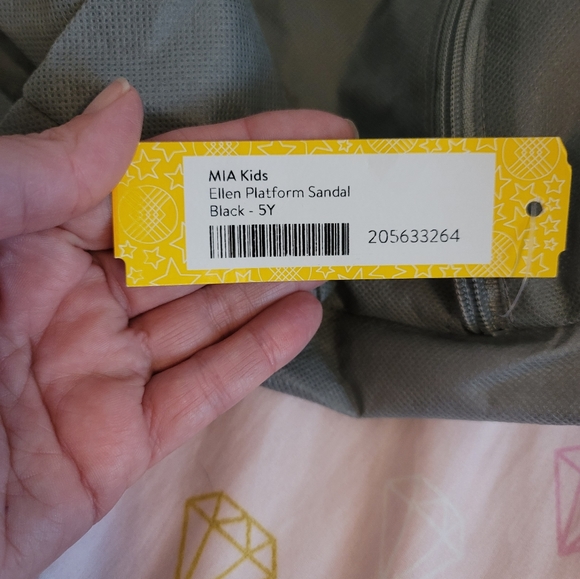 NWT MIA Kids Ellen Platform Sandals 5Y - Picture 5 of 7